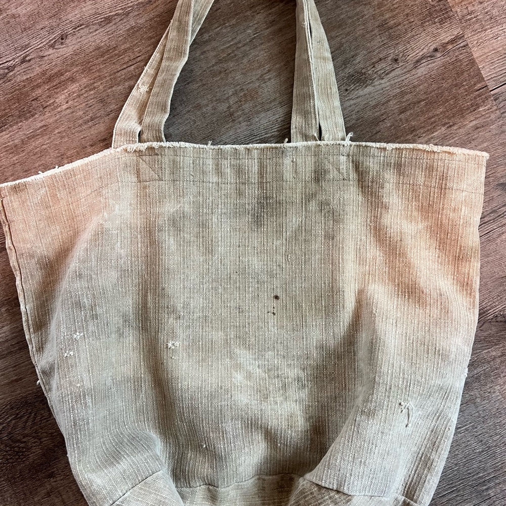 Magnolia Pearl Cream Canvas Tote with Heart Detail - Picture 6 of 6